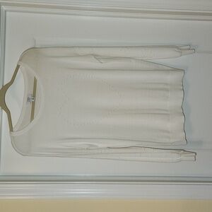 Womens white sweater